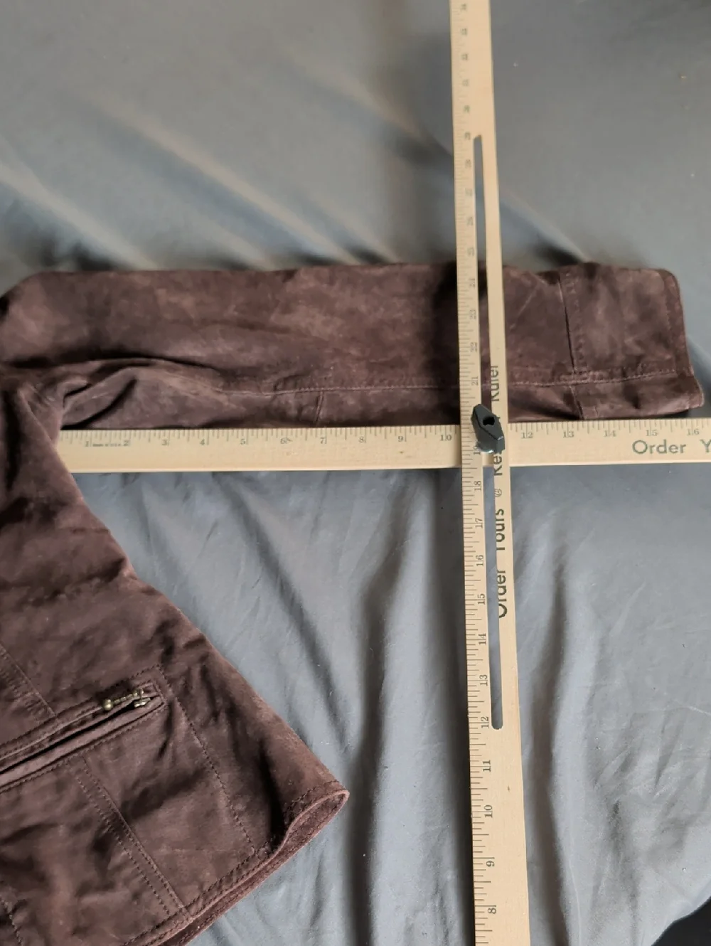 Women’s Brown Leather Jacket I. E. Relaxed - Picture 3 of 9